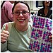 Thumbs up for the winning card.JPG