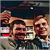 Pedro and Brendan - 3 cheers for free beer! .JPG