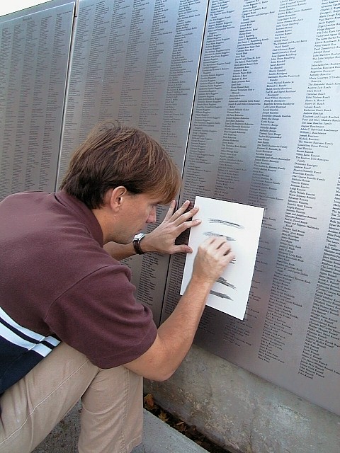 Matt at Ellis Island memorial to immigrants.jpg